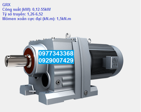 Bộ giảm tốc liền động cơ GUOMAO - XWD10-17-Y30-6P-M1